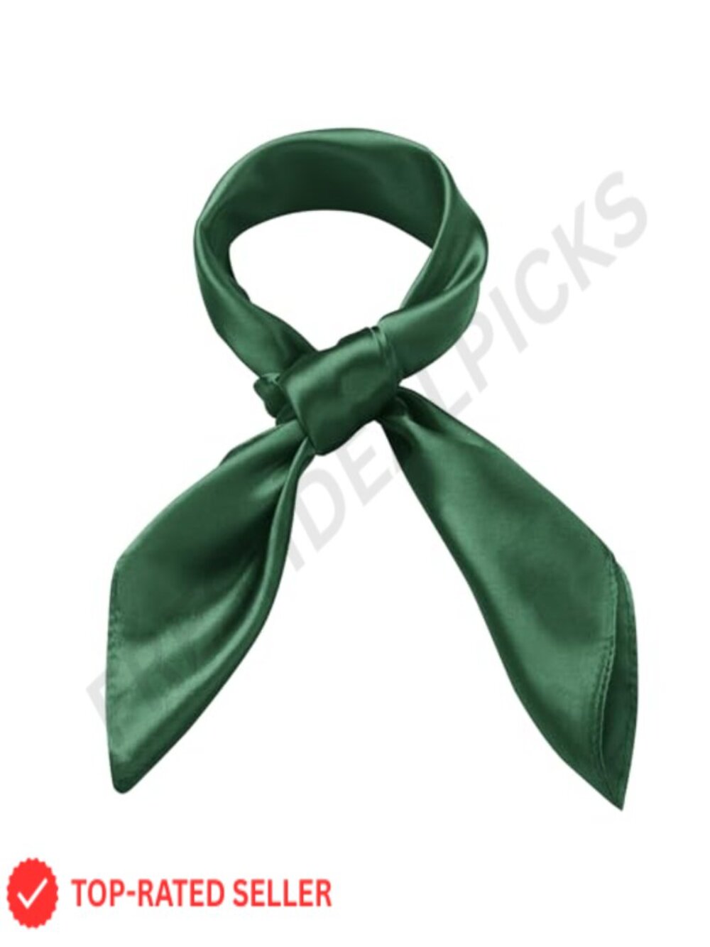 Satin Square Scarf 23.6in Head and Neck Scarf Silk Like Bandana Polyester